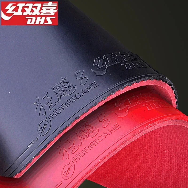 DHS Hurricane 8-80 H8-80 Table Tennis Rubber Pips-In Ping Pong Rubber with Sponge