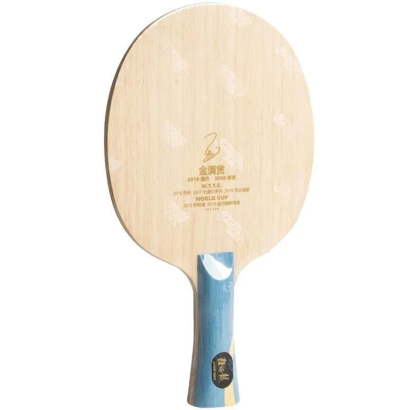 DHS Ma Long Gold W968 Golden Slam Table Tennis Gift Set Signature Collection Blade and Rubbers