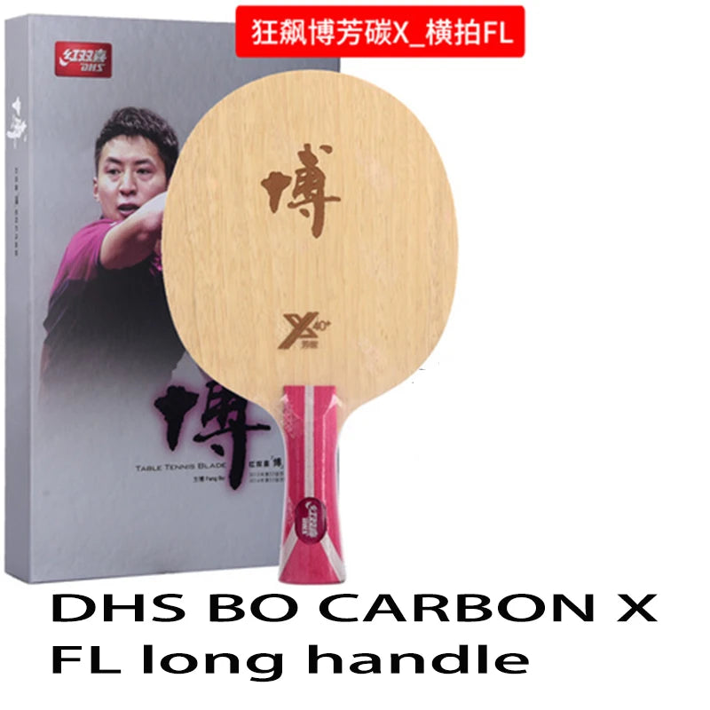 DHS Fang Bo 2X BO X Table Tennis Blade Arylate Carbon Ping Pong Paddle for Offensive Play with Box