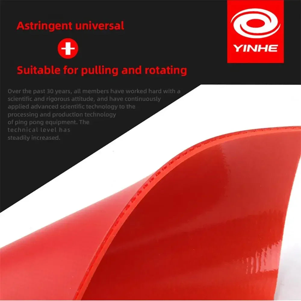 YINHE Galaxy Moon Max Tense Table Tennis Rubber Factory-Tuned Pips-In Ping Pong Rubber with Sponge