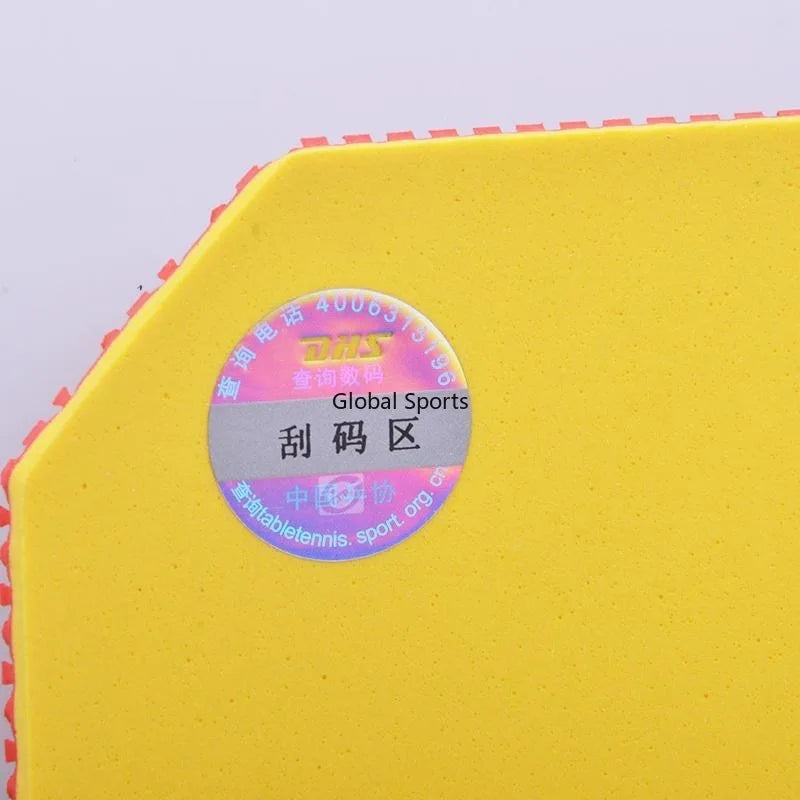 DHS 652 651 Table Tennis Rubber Short Pips-Out Ping Pong Rubber with Soft Sponge