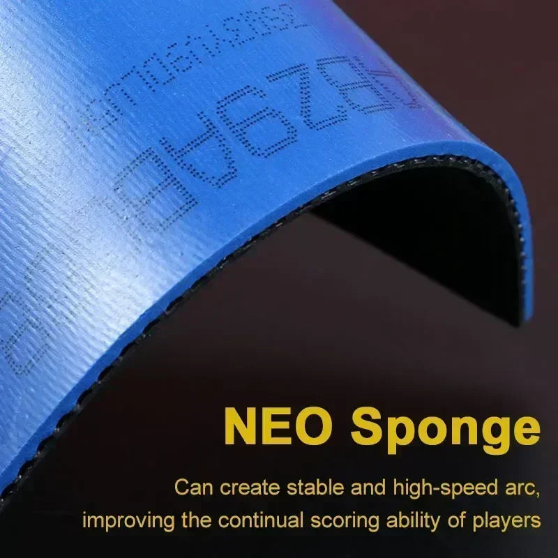 DHS Hurricane 3 NEO National Table Tennis Rubber Tacky Ping Pong Rubber Blue or Orange Sponge