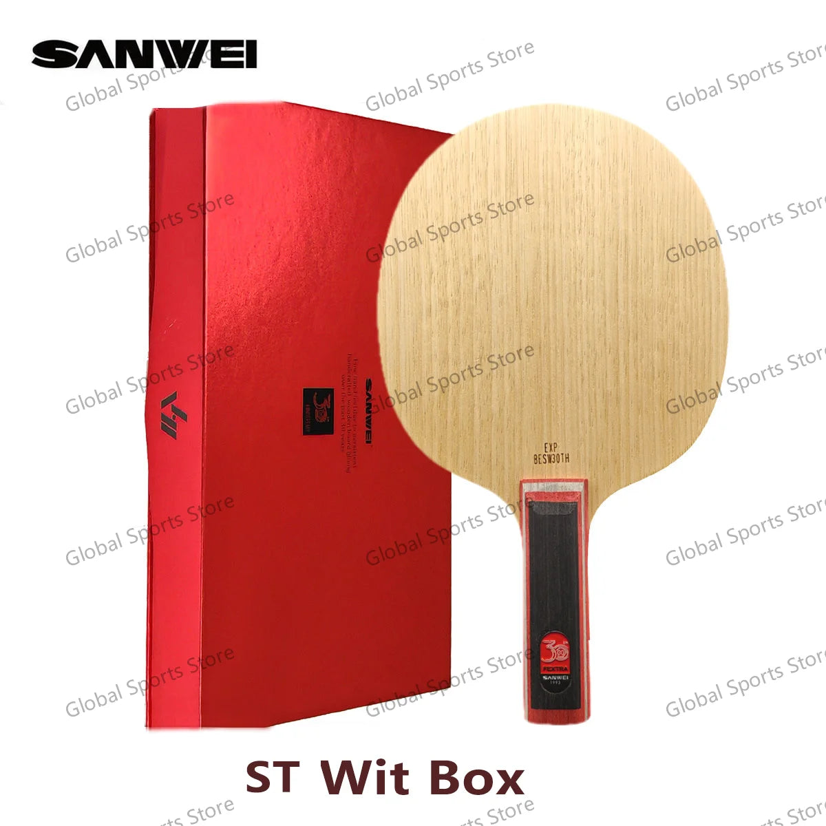SANWEI FEXTRA 7 30th Table Tennis Blade  FEXTRA Ⅶ Anniversary Edition Table Tennis Racket Professional 7 Layer Pure Wood