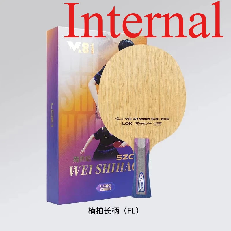 LOKI W81 Wei Shihao Series Table Tennis Blade 5 Wood 2 Carbon Inner or Outer Fiber Ping Pong Paddle