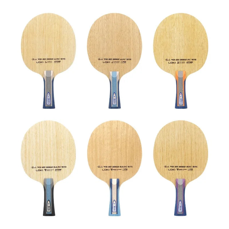 LOKI W81 Wei Shihao Series Table Tennis Blade 5 Wood 2 Carbon Inner or Outer Fiber Ping Pong Paddle