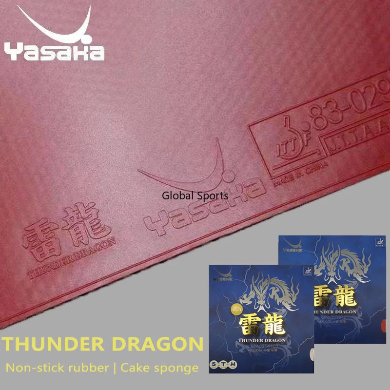 YASAKA THUNDER DRAGON Tischtennisbelag Nicht-klebrig Noppen innen MAX Schwamm Tischtennisbelag