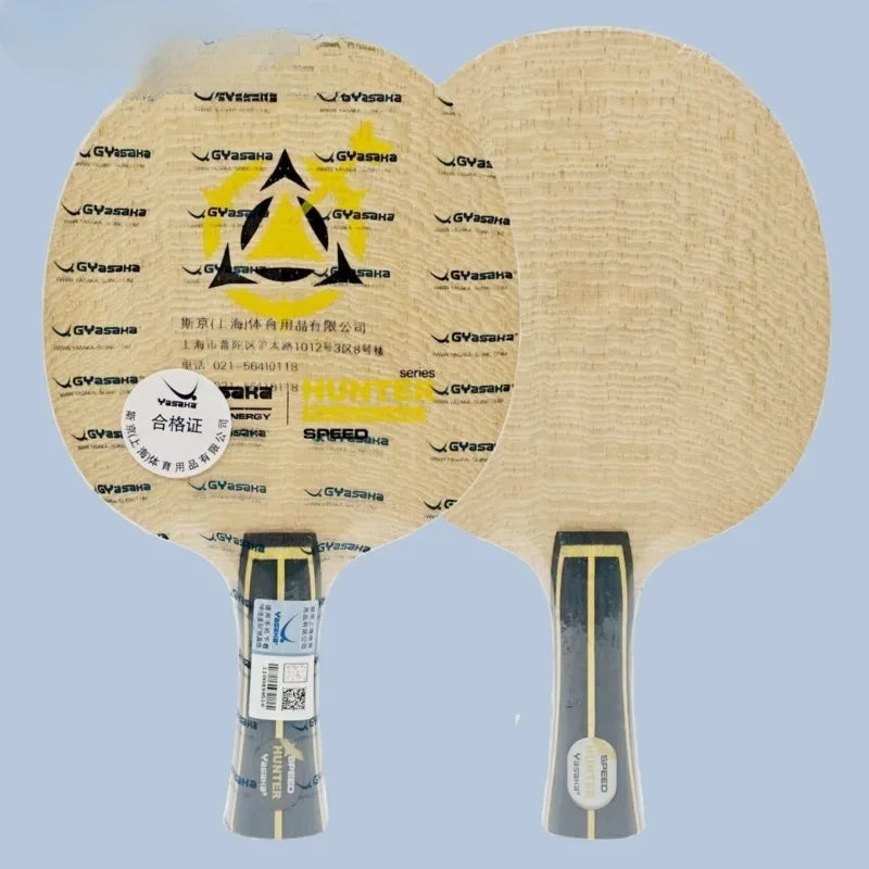 YASAKA Hunter Table Tennis Blade Speed or Power Carbon Fiber Ping Pong Paddle FL CS