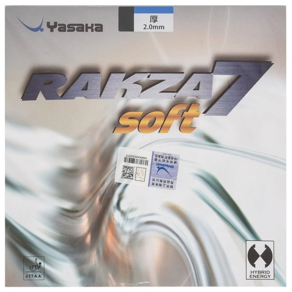YASAKA RAKZA 7 B-76 und RAKZA 7 Soft B-77 Tischtennisbelag MAX Schwamm Rot oder Schwarz