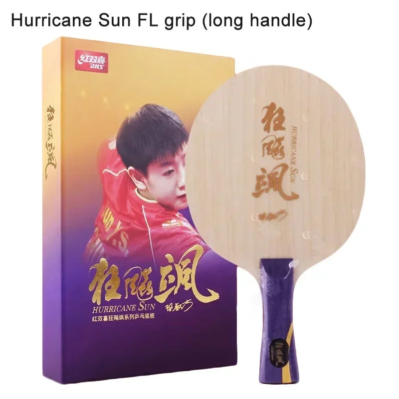 Original DHS Hurricane Sa Table Tennis Blade 5 Wood 2 AC OFF++ PingPong Blade of Sun Yingsha World Champion with Original Box