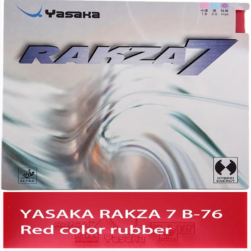 YASAKA RAKZA 7 B-76 and RAKZA 7 Soft B-77 Table Tennis Rubber MAX Sponge Red or Black