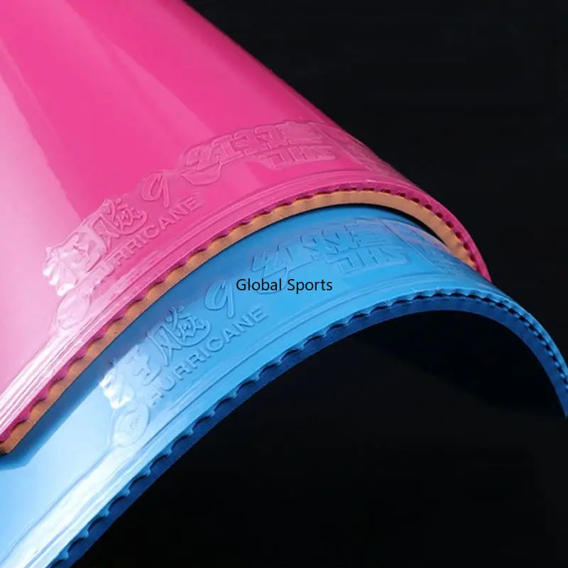 DHS Hurricane 9 Colorful Table Tennis Rubber Tacky Ping Pong Rubber with Elastic Hard Sponge