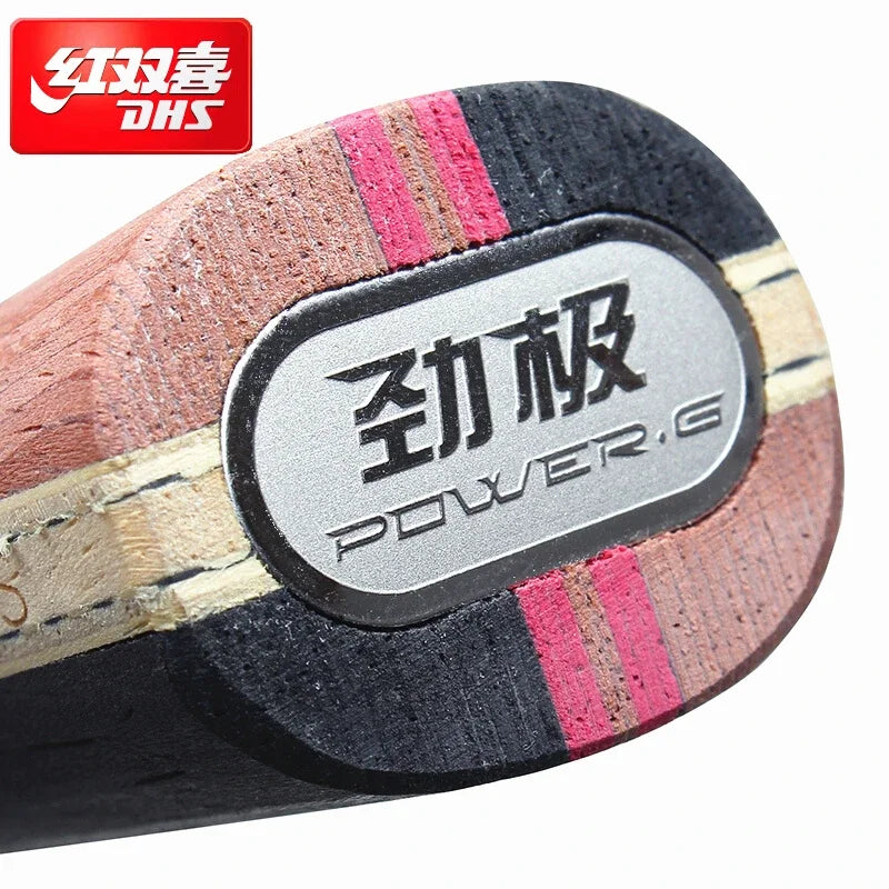 DHS Power-G PG5X PG6A Table Tennis Blade 5 Wood 2 Carbon Fiber Ping Pong Paddle with Box