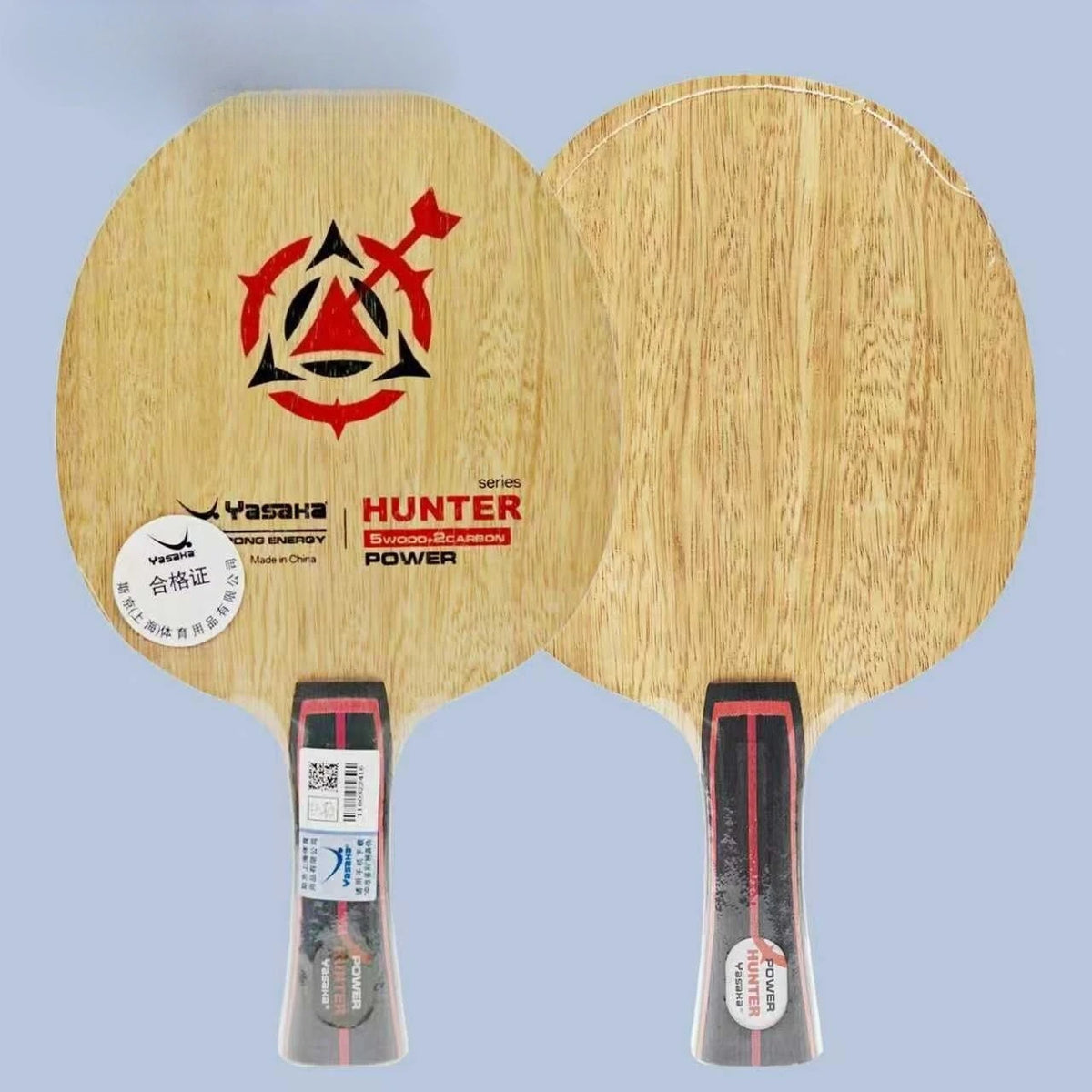YASAKA Hunter Table Tennis Blade Speed or Power Carbon Fiber Ping Pong Paddle FL CS
