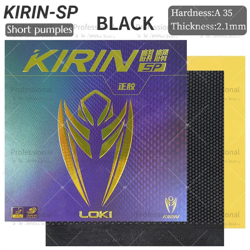 LOKI KIRIN Pimples-Out Table Tennis Rubber SP/MP/LP Pips Out Ping Pong Rubber Sheet with Pre-tuned Sponge Long Pimples Rubber