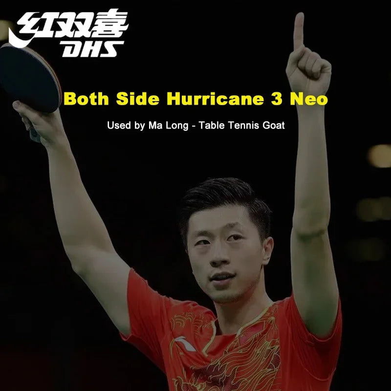 DHS Hurricane 3 NEO Tischtennis Belag Weicher Schwamm Serie Noppen innen Tischtennisbelag