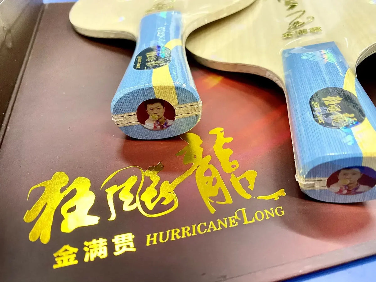 DHS Hurricane Long 5 Golden Slam Table Tennis Blade Gold Special Version Ma Long Ping Pong Paddle