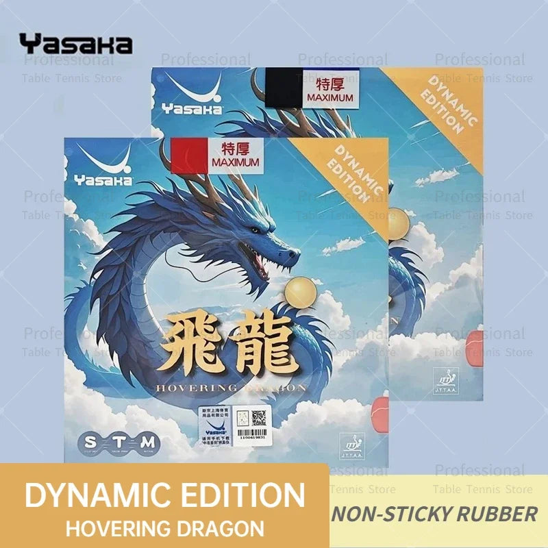 YASAKA HOVERING Dragon Dynamic Edition Tischtennisbelag Nicht-klebriger MAX Schwamm Tischtennisbelag