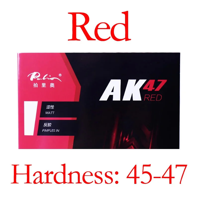 PALIO AK47 Table Tennis Rubber Red Blue Yellow Sponge Series Ping Pong Rubber for Offensive Loop Play