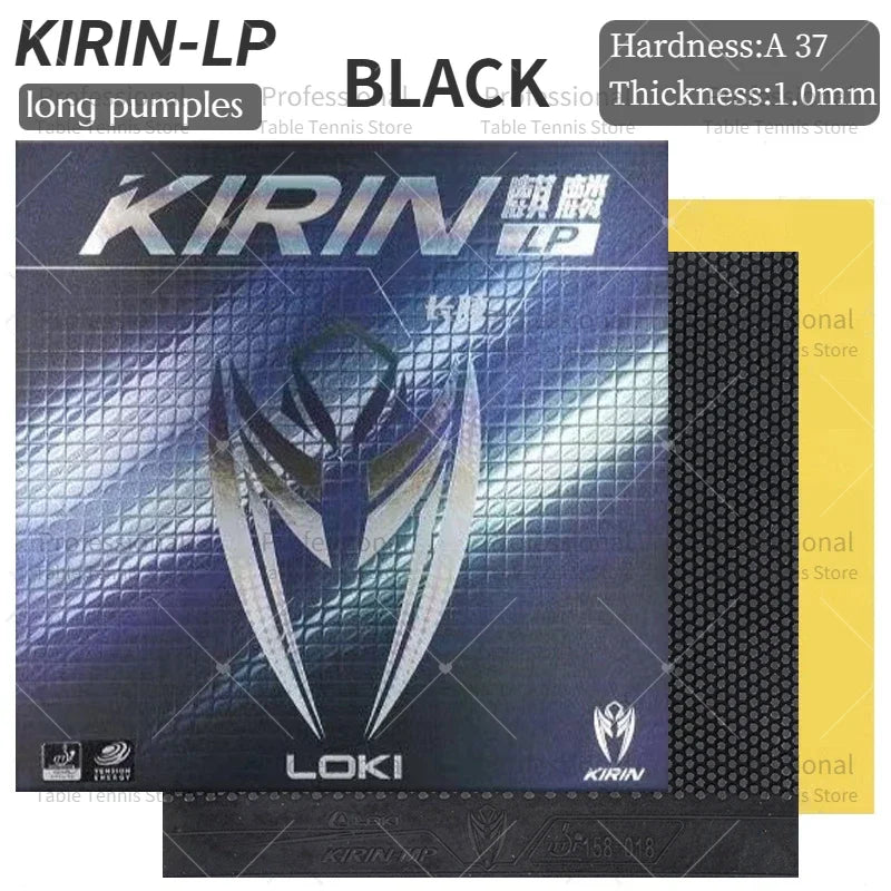 LOKI KIRIN Pimples-Out Table Tennis Rubber SP/MP/LP Pips Out Ping Pong Rubber Sheet with Pre-tuned Sponge Long Pimples Rubber